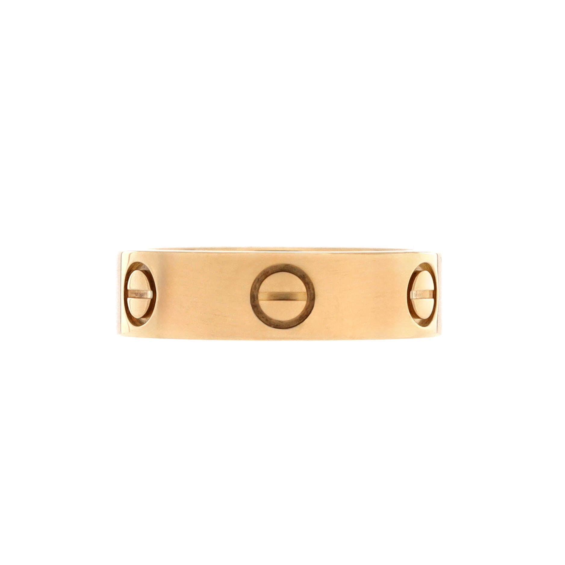 Love Band Ring 18K Yellow Gold
