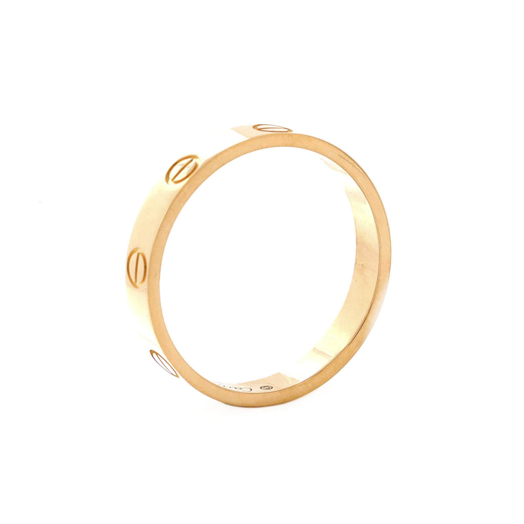 Love Wedding Band Ring 18K Yellow Gold