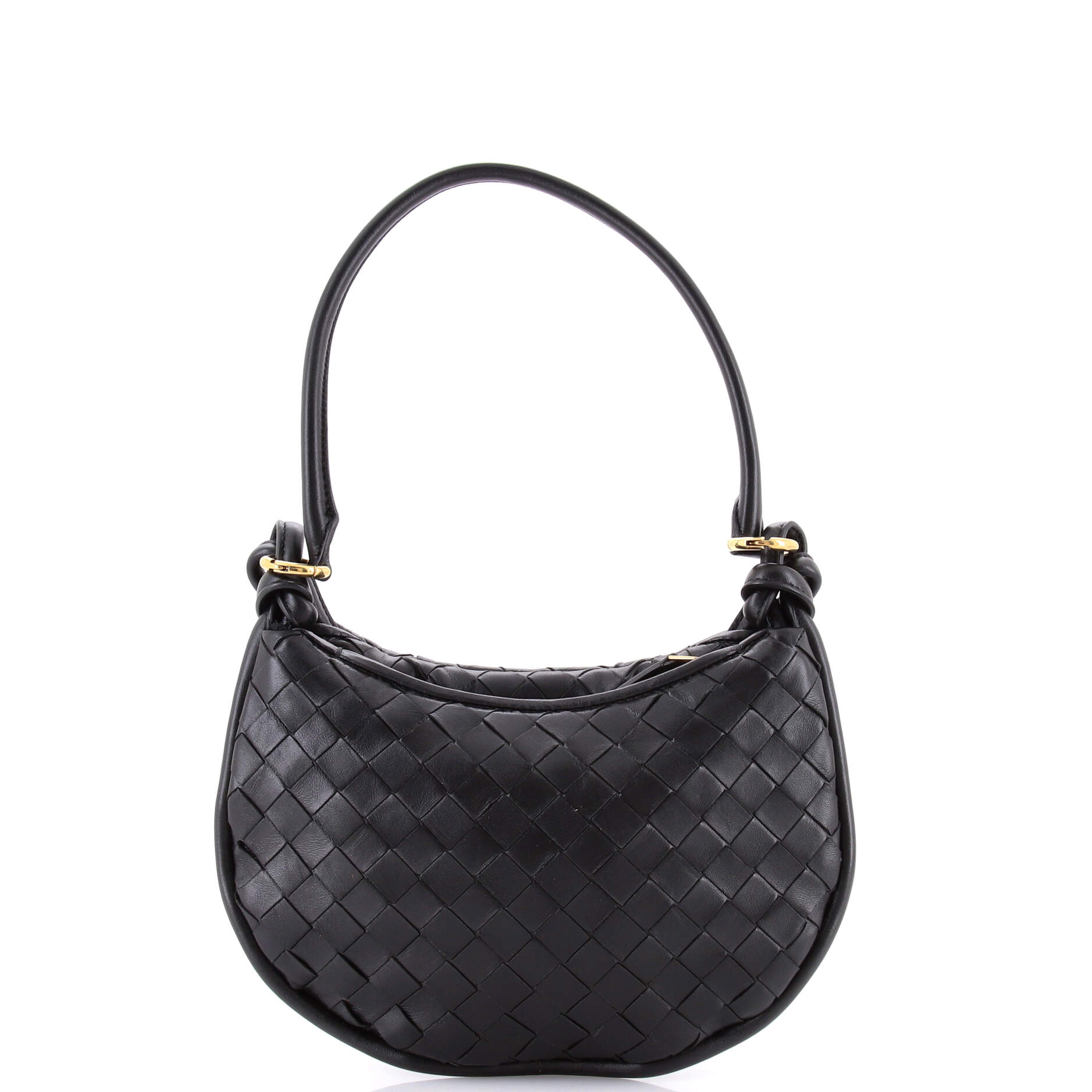 Gemelli Shoulder Bag Intrecciato Leather Small