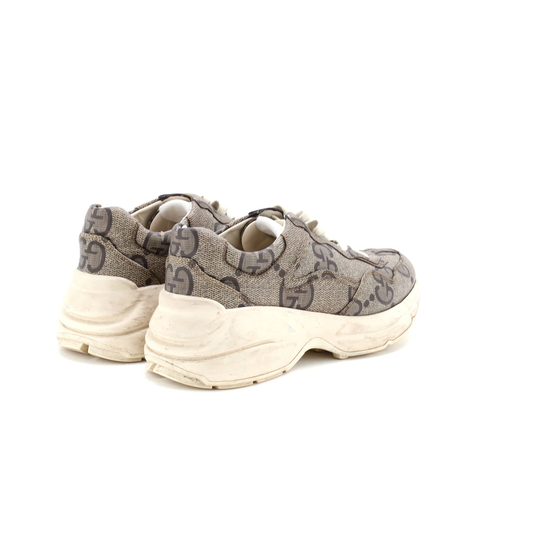 Rhyton Sneakers Jumbo GG Coated Canvas