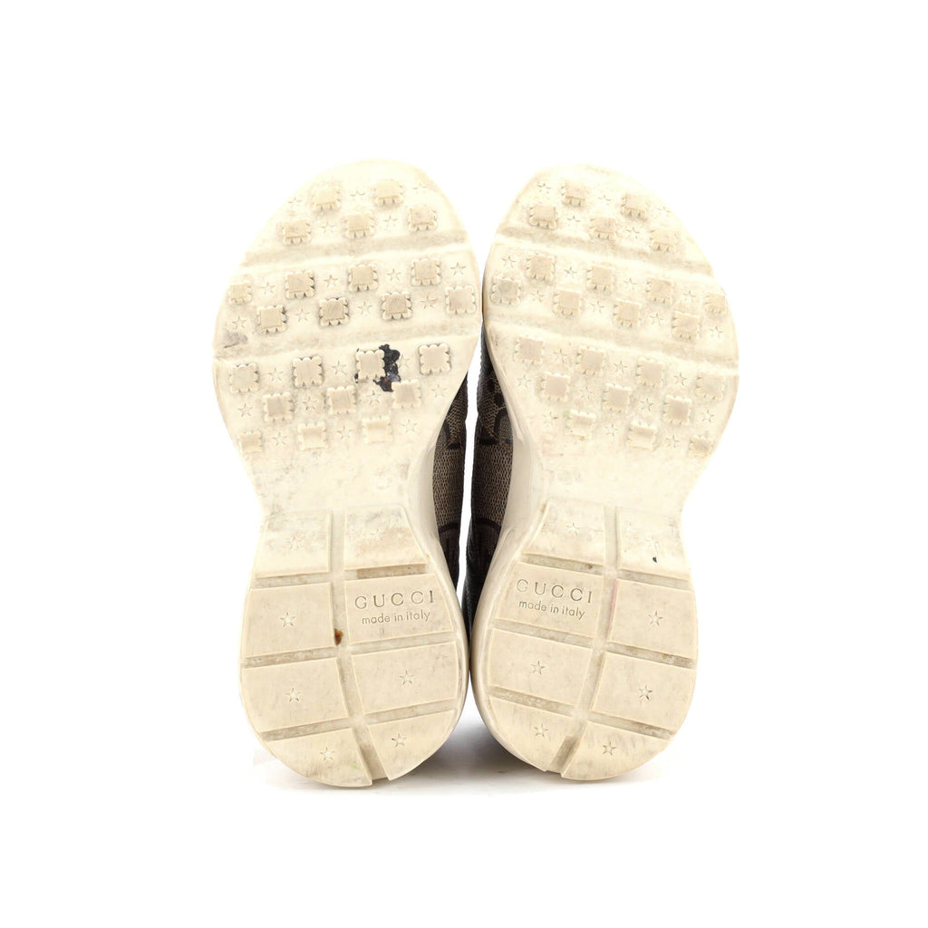 Rhyton Sneakers Jumbo GG Coated Canvas