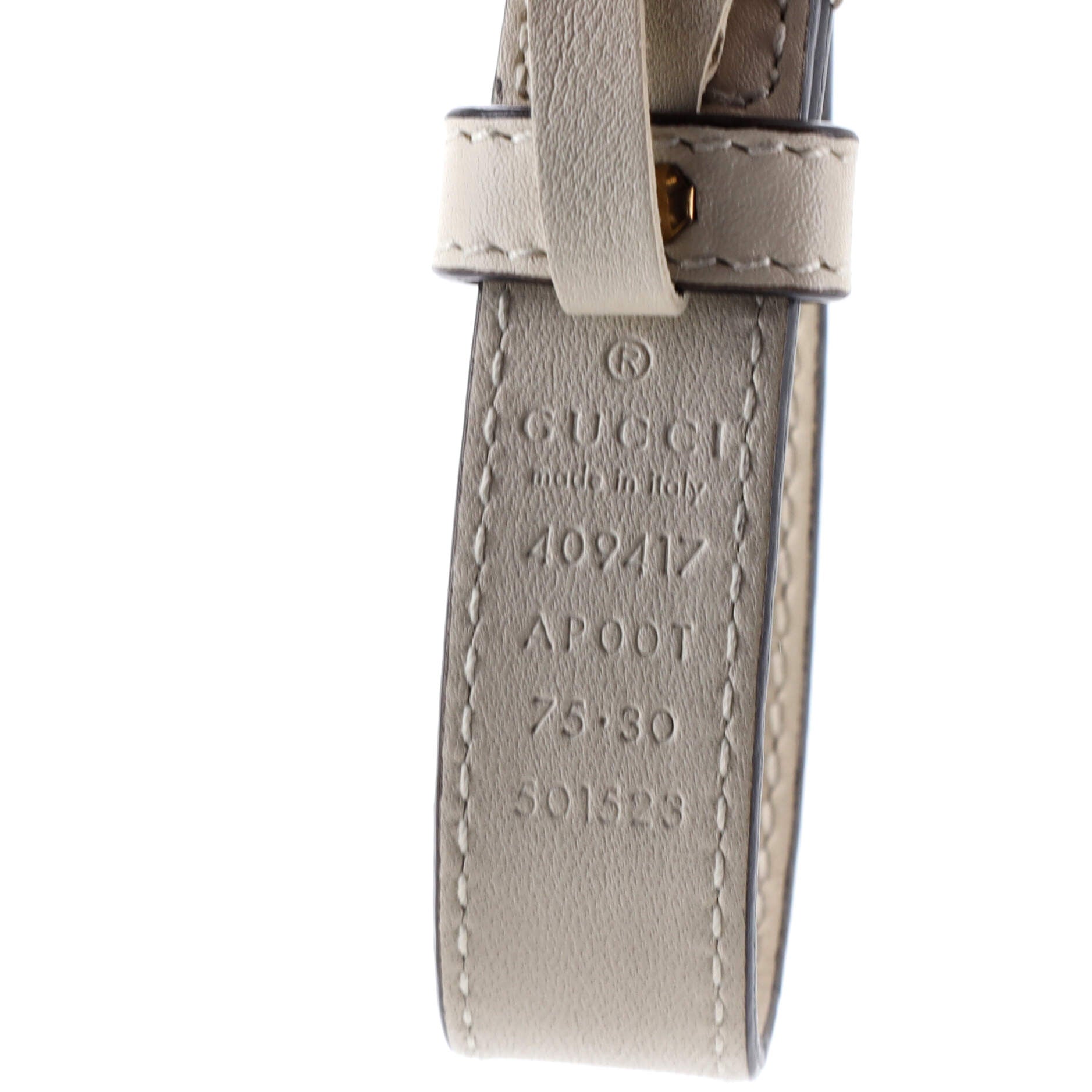 GG Marmont Belt Leather Thin 75