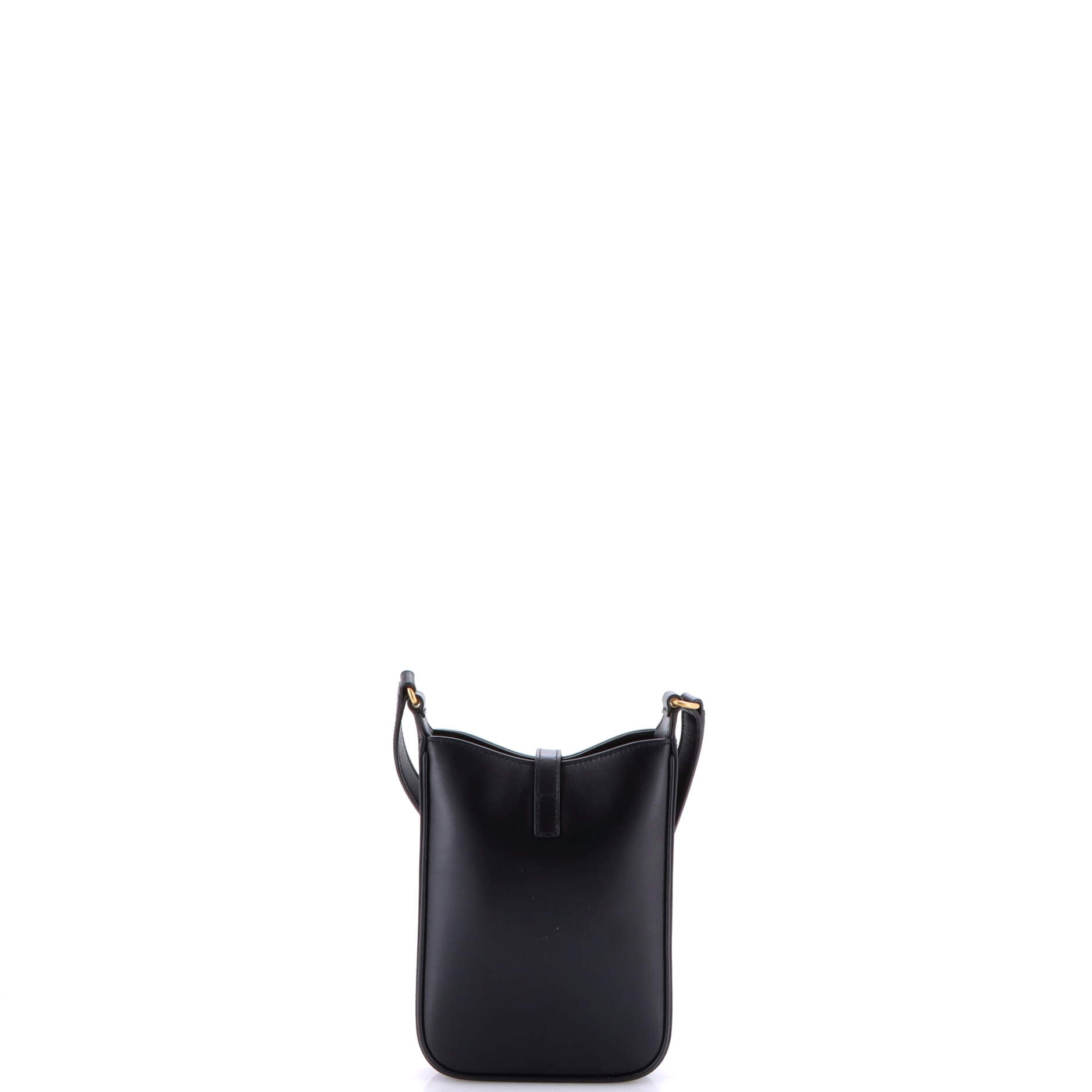 Le 5 a 7 Vertical Shoulder Bag Leather Mini