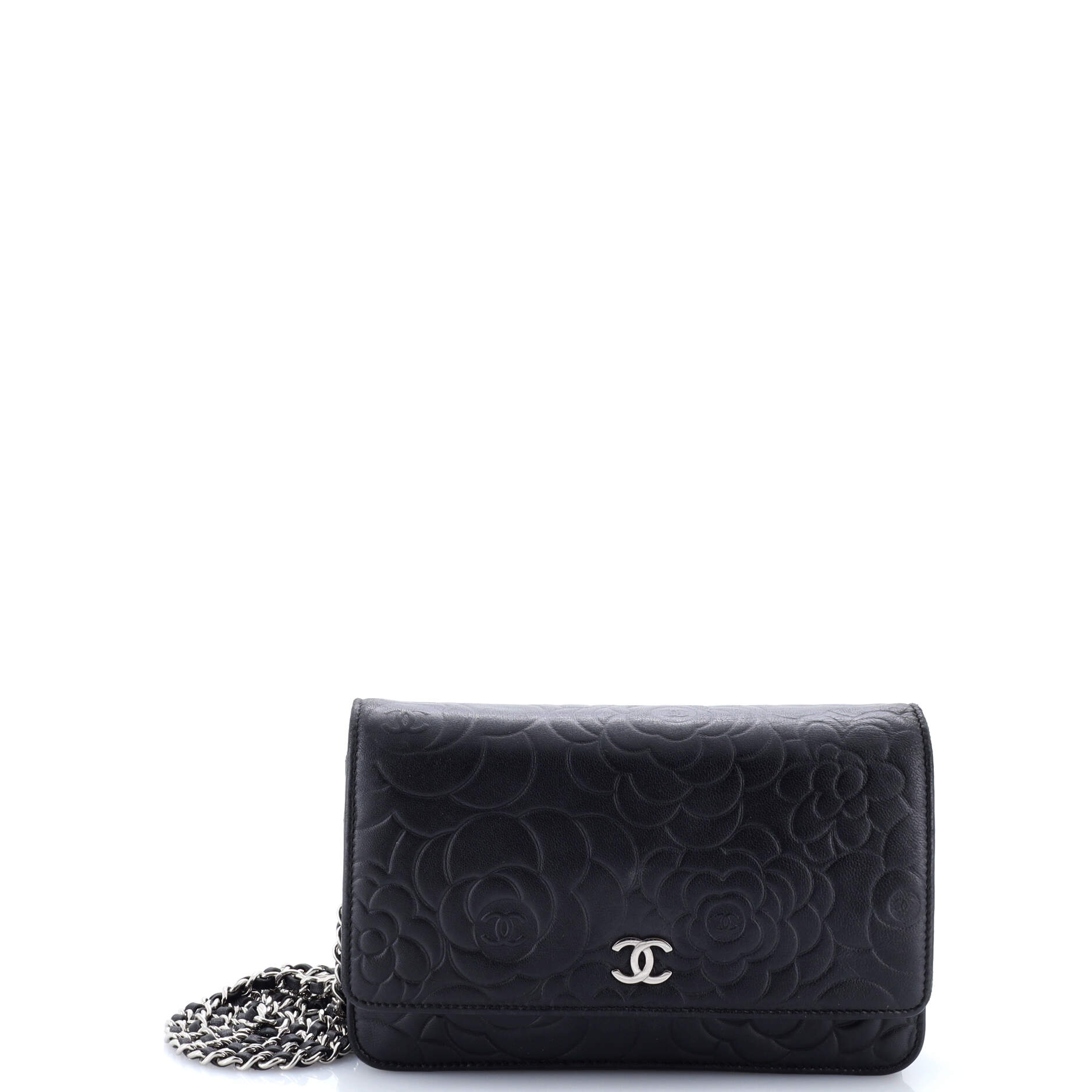 Wallet on Chain Camellia Lambskin