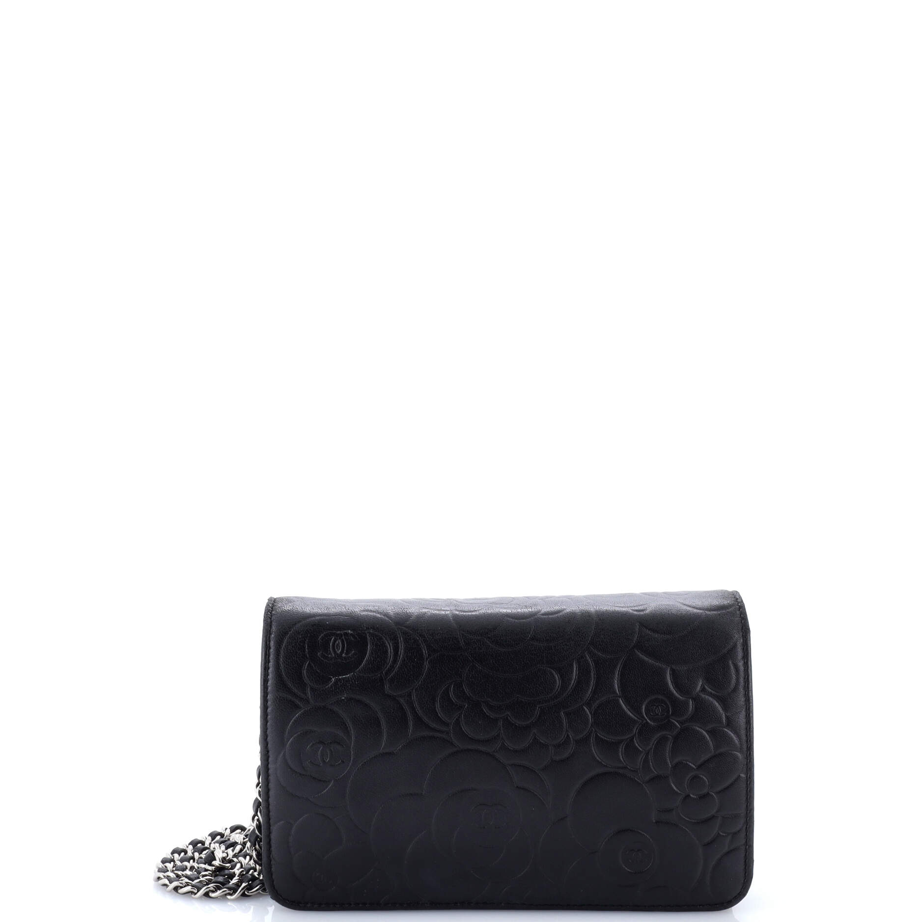 Wallet on Chain Camellia Lambskin