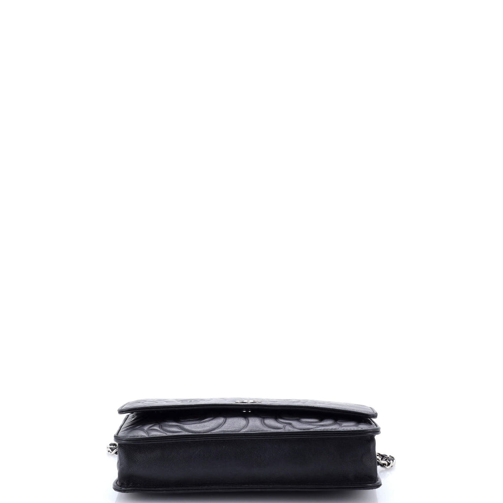 Wallet on Chain Camellia Lambskin