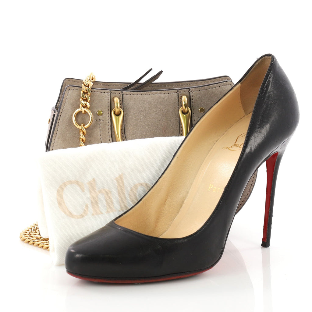 Pixie Bag Suede with Leather Mini