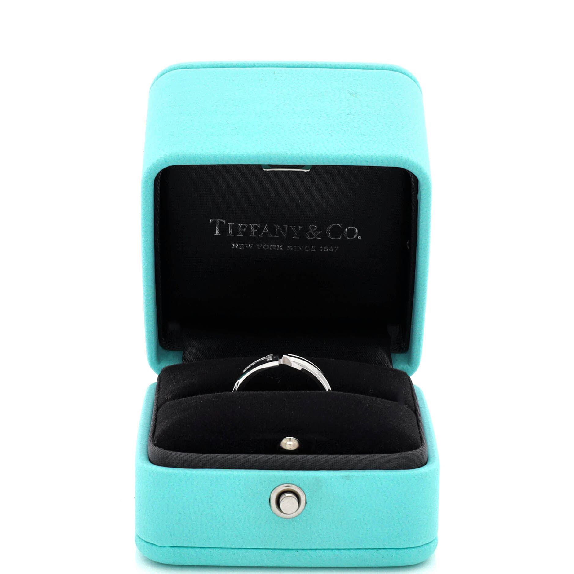 Modern Keys Ring 18K White Gold and Diamonds