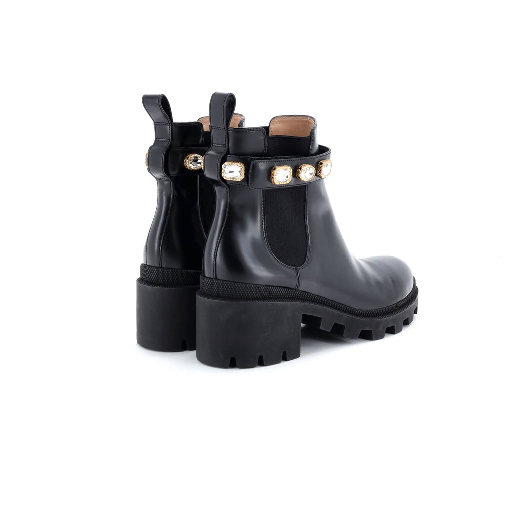 Women's Trip Boots Embellished Leather