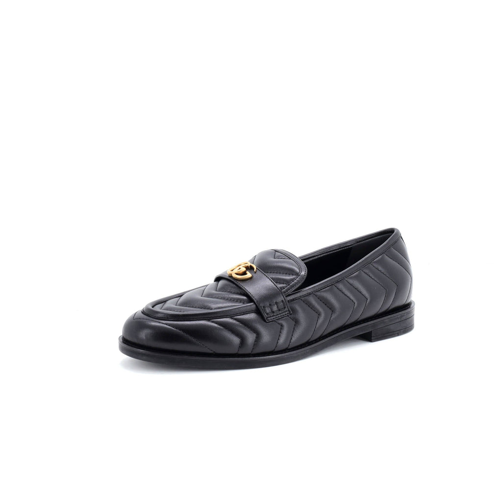 Women's GG Marmont Loafers Matelasse Leather