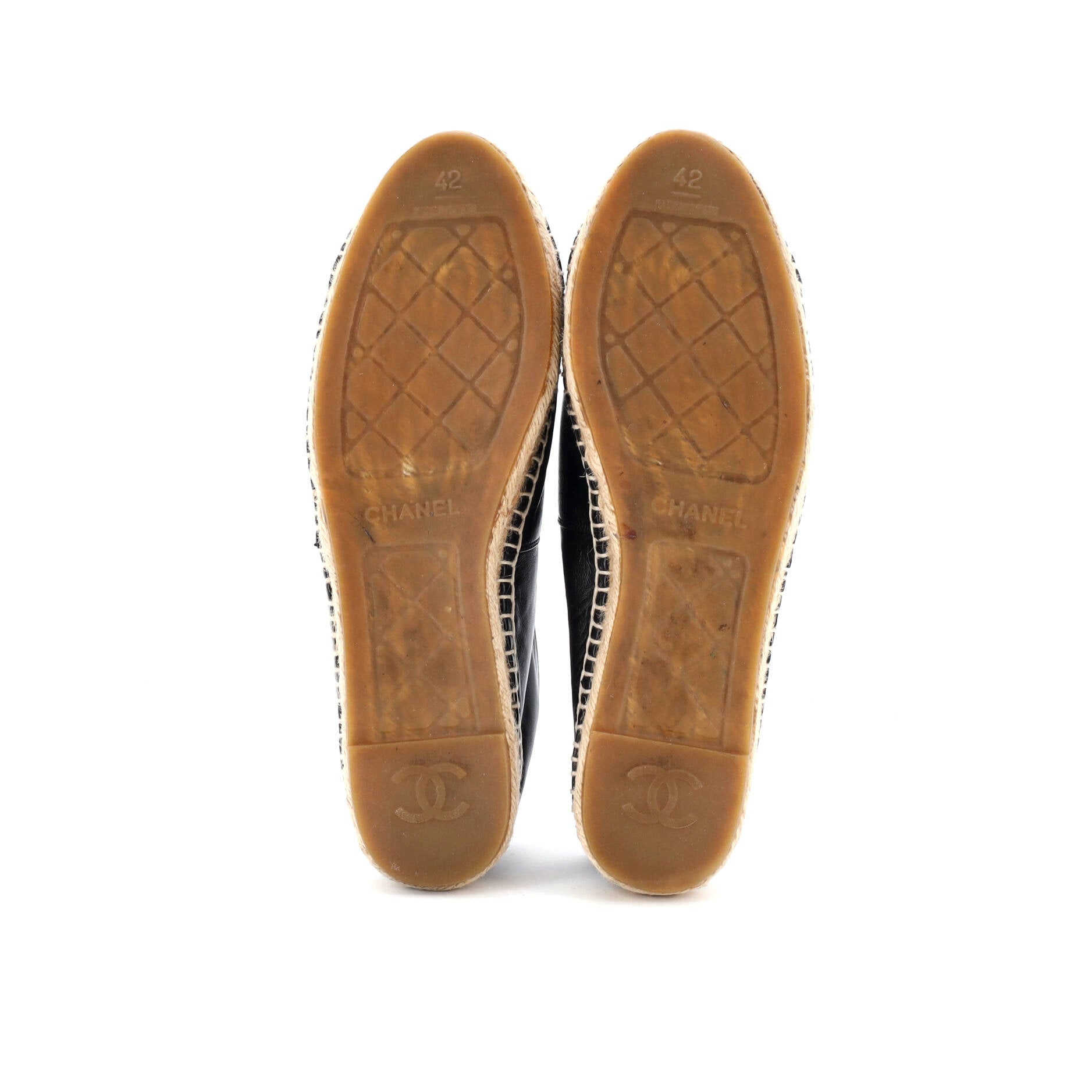 Women's CC Cap Toe Espadrilles Leather