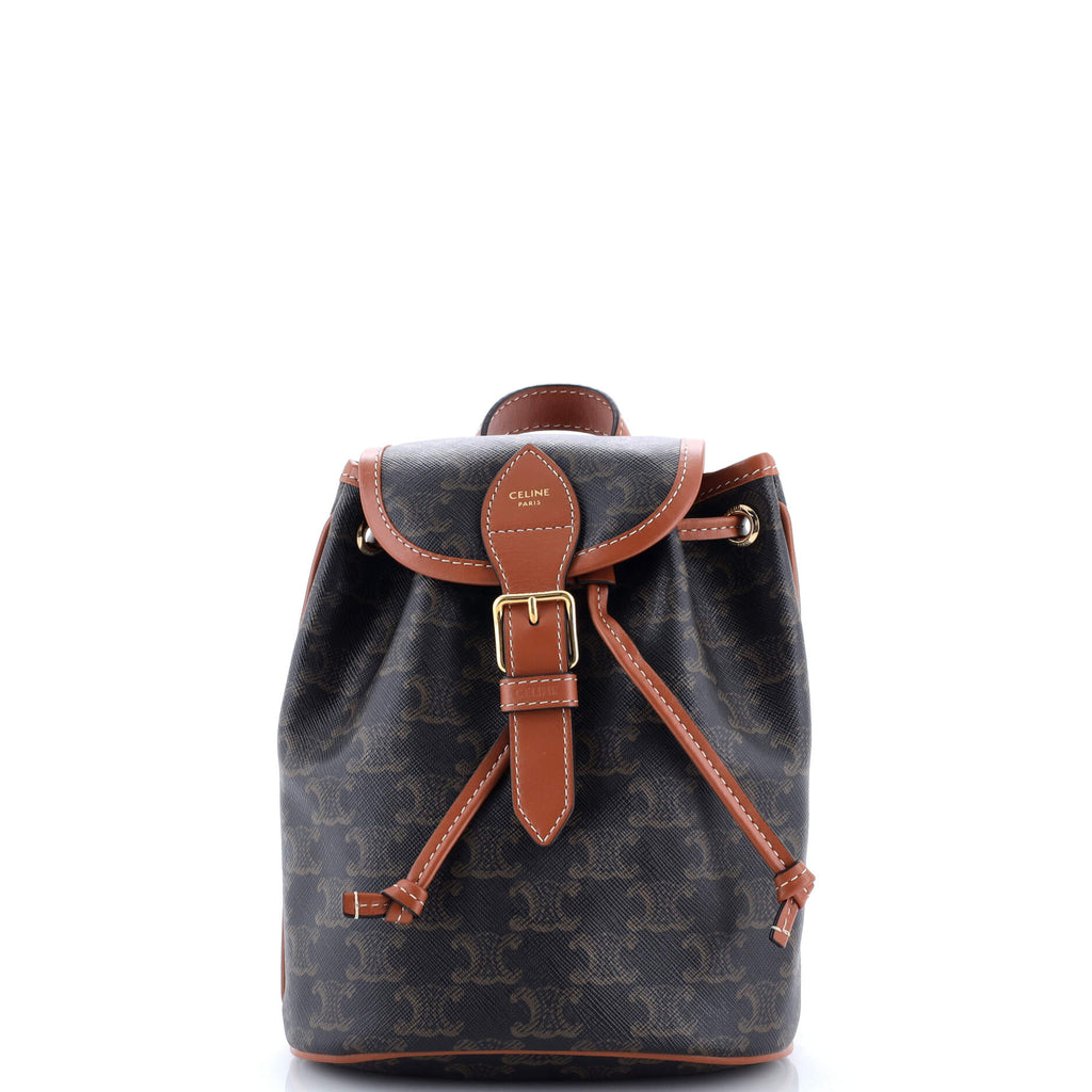 Folco Backpack Triomphe Coated Canvas Mini