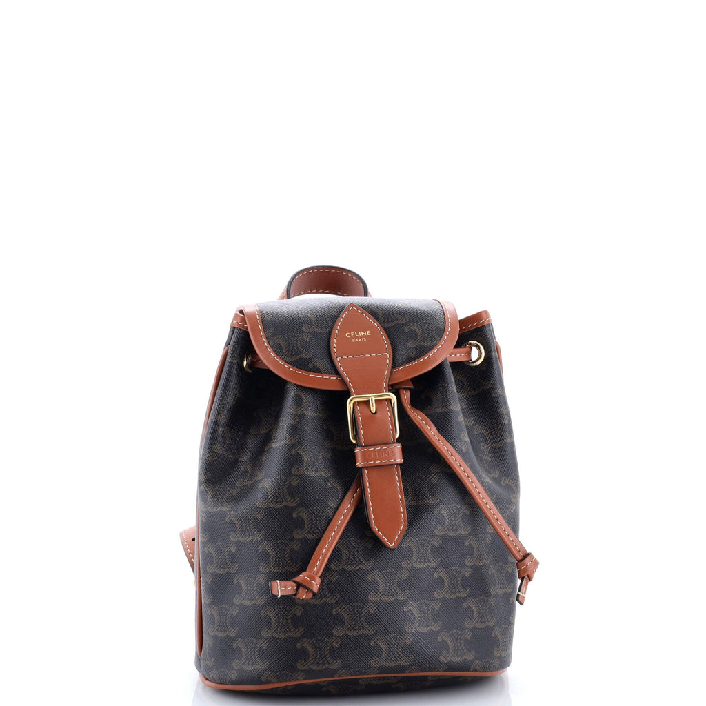 Folco Backpack Triomphe Coated Canvas Mini