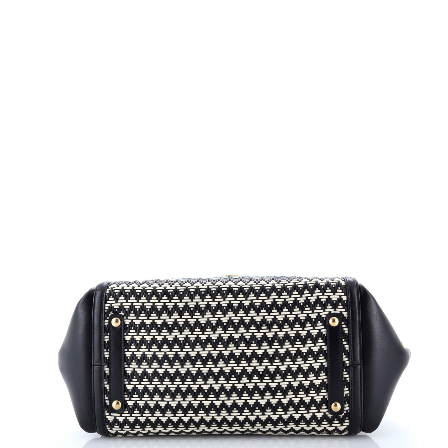 Sofia Satchel Multicolor Woven Leather Medium