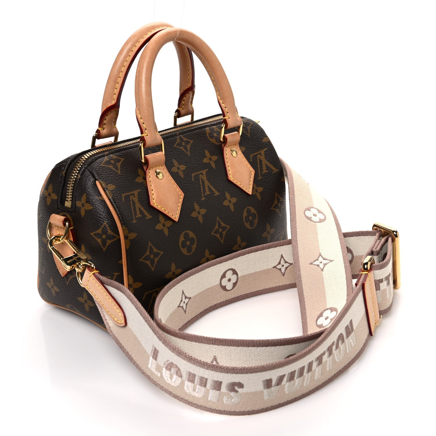 Monogram Speedy Bandouliere 20 Beige