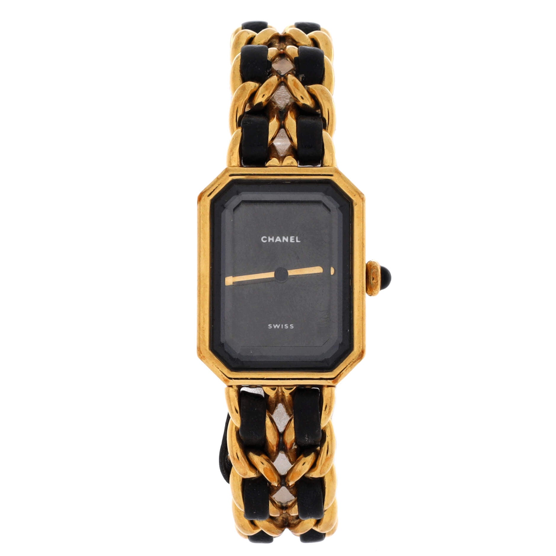 Premiere Rock Quartz Watch Plated Metal and Leather 20