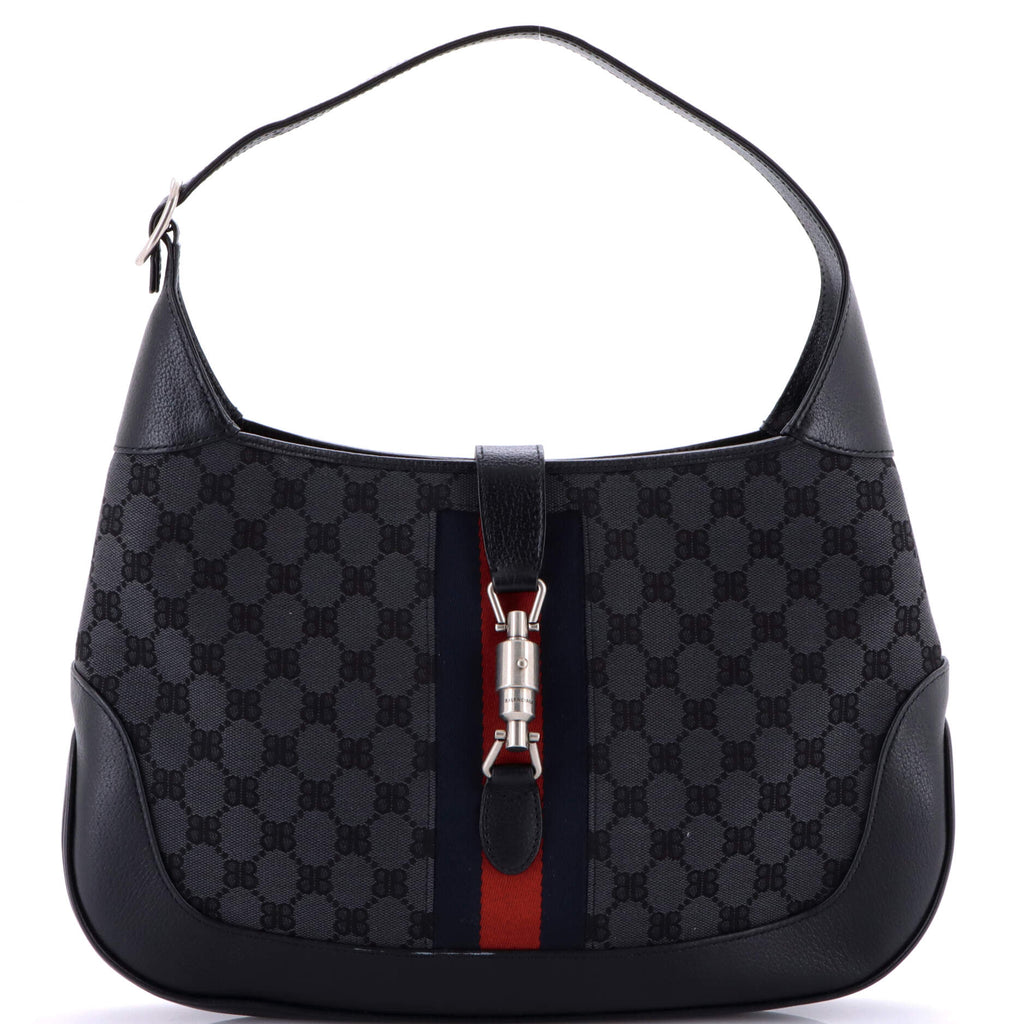 x Gucci The Hacker Project Jackie 1961 Hobo BB Canvas Medium