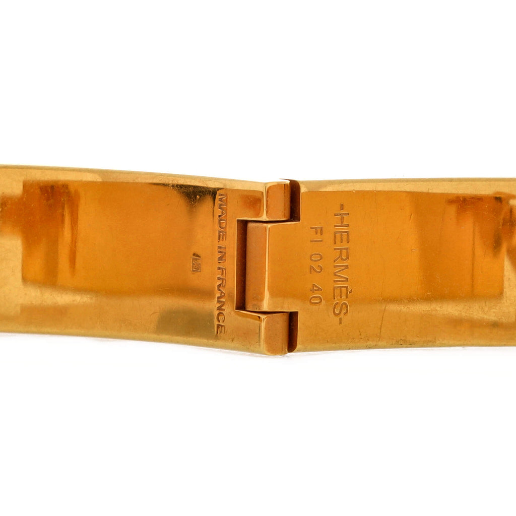 Clic H Bracelet Printed Enamel Narrow