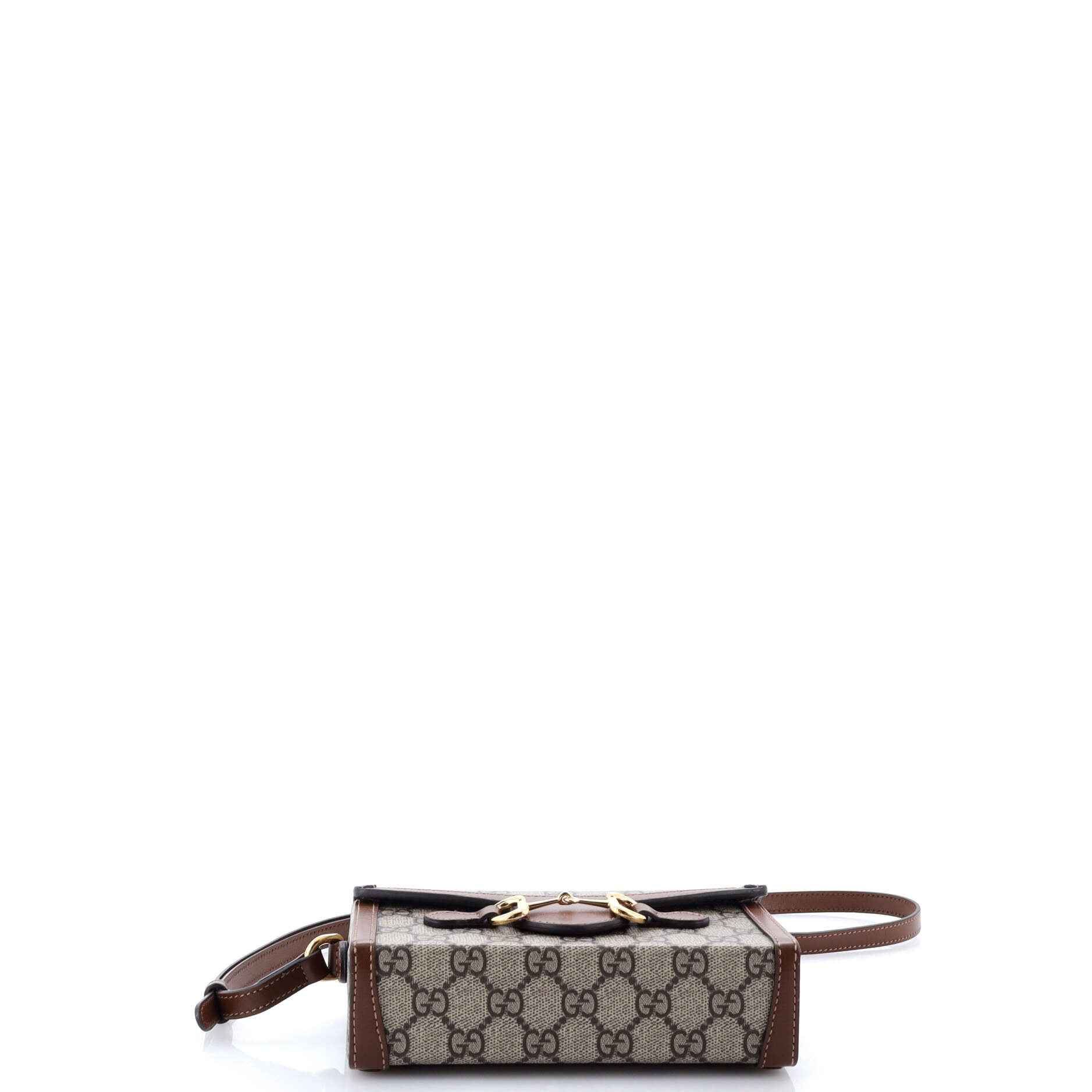 Horsebit 1955 Flap Crossbody Bag GG Coated Canvas Mini