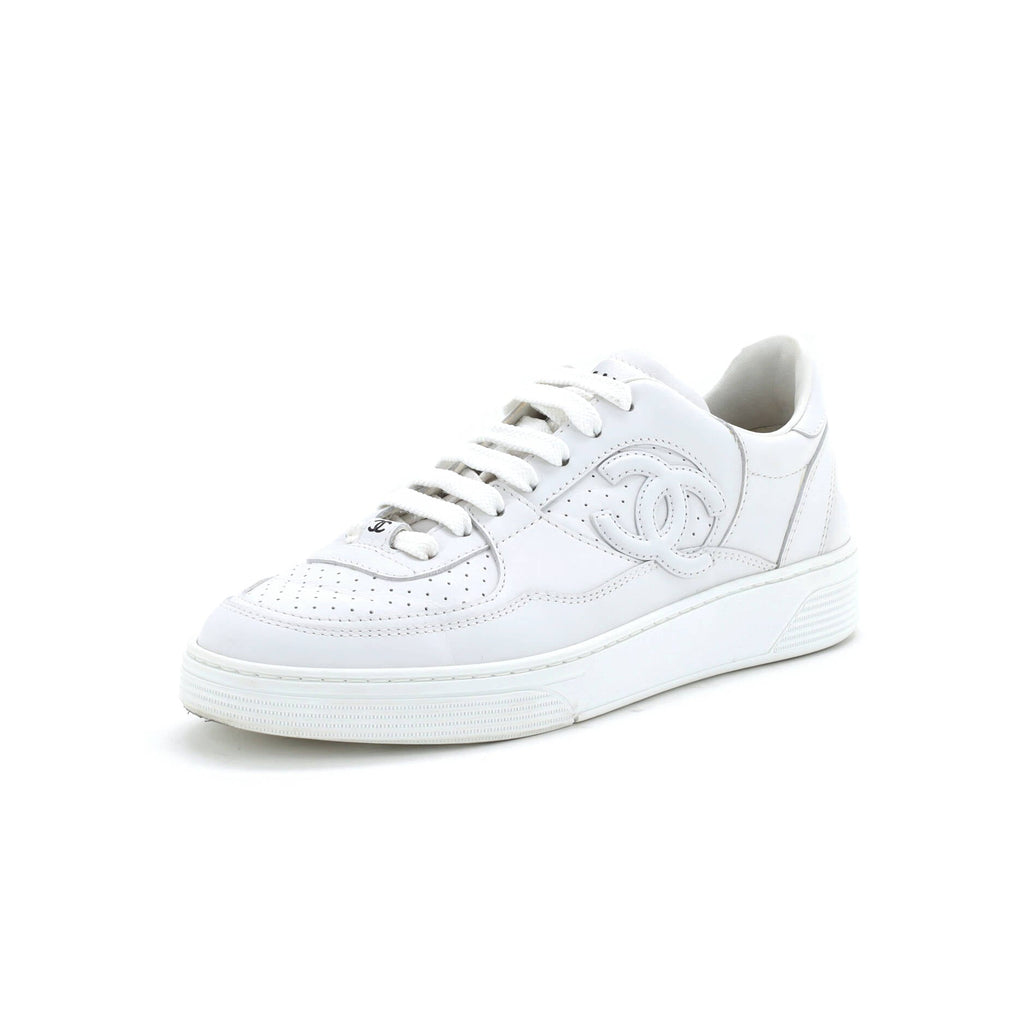 Women's CC Low-Top Sneakers Perforated Leather