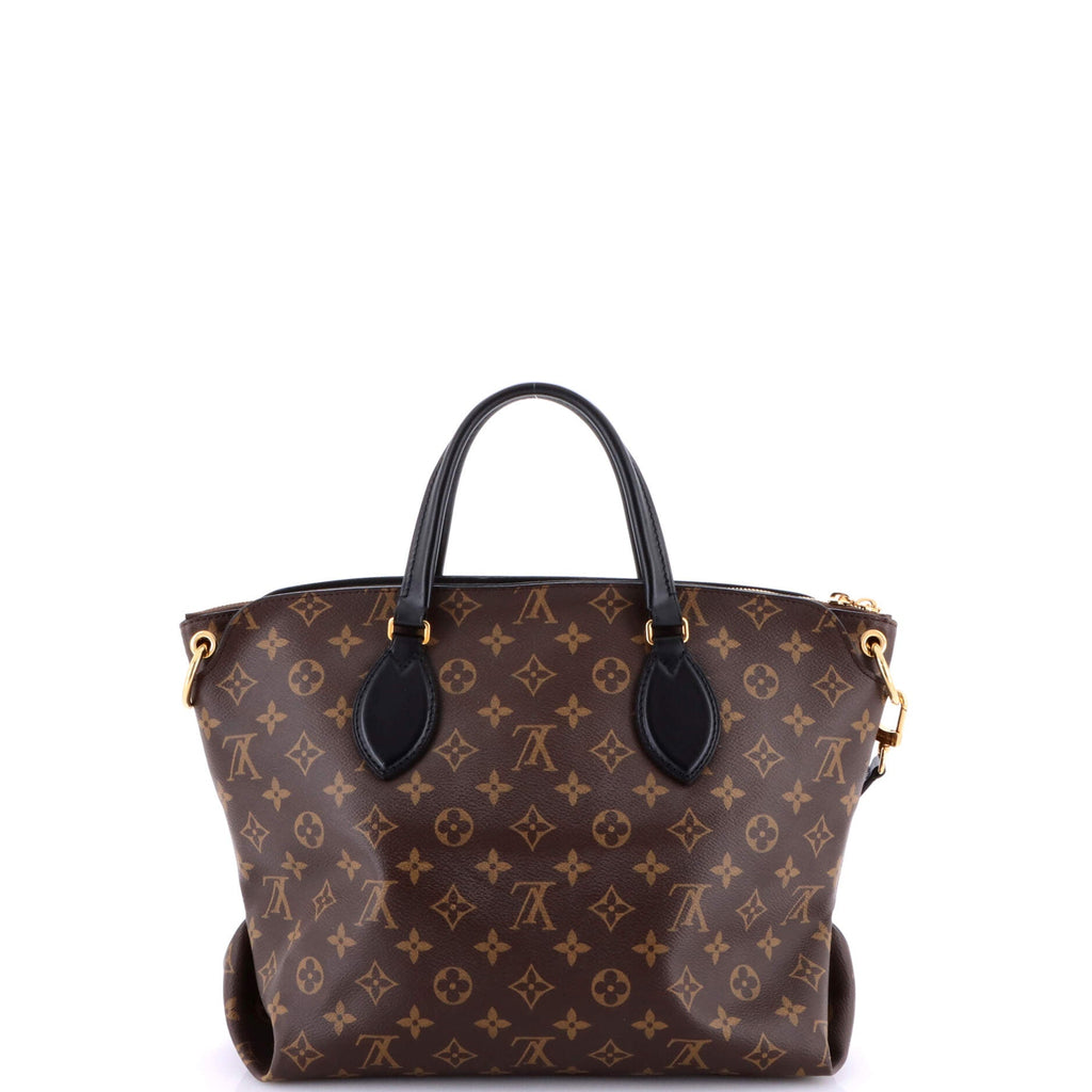 Flower Zipped Tote Monogram Canvas MM