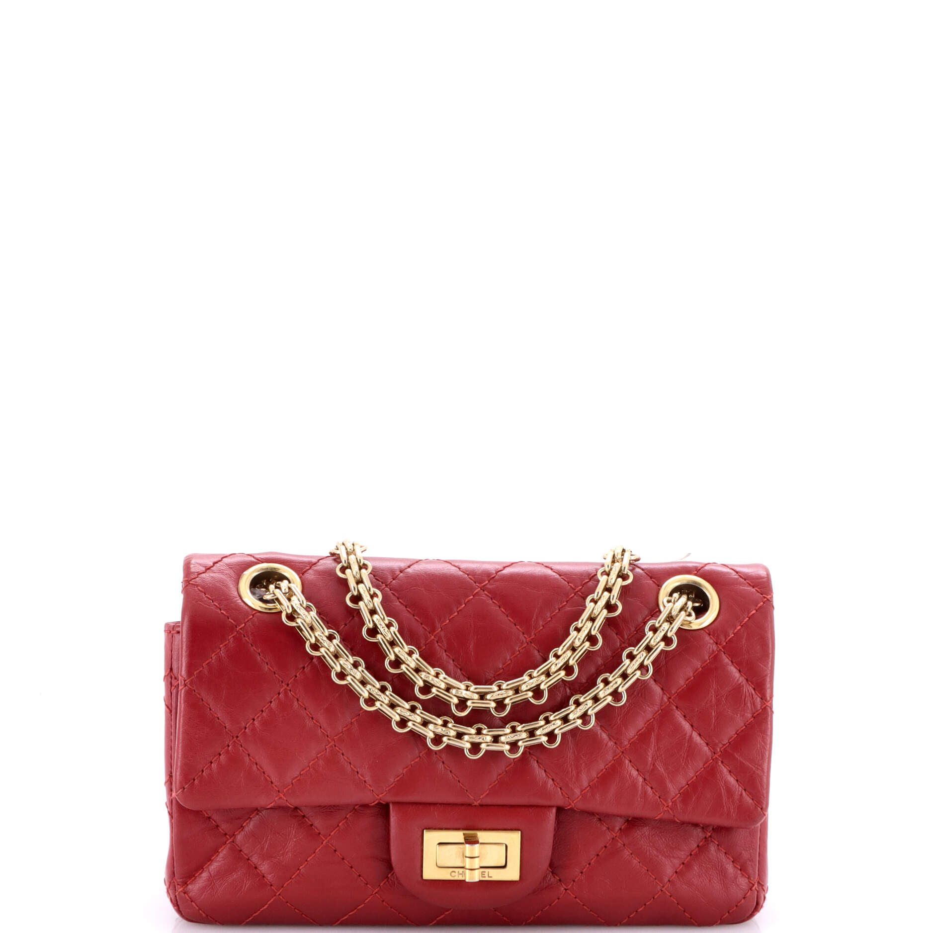Reissue 2.55 Flap Bag Quilted Aged Calfskin 224