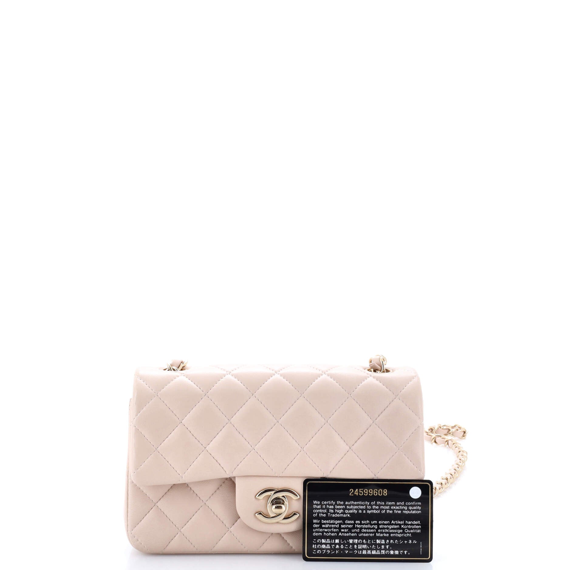 Classic Single Flap Bag Quilted Lambskin Mini