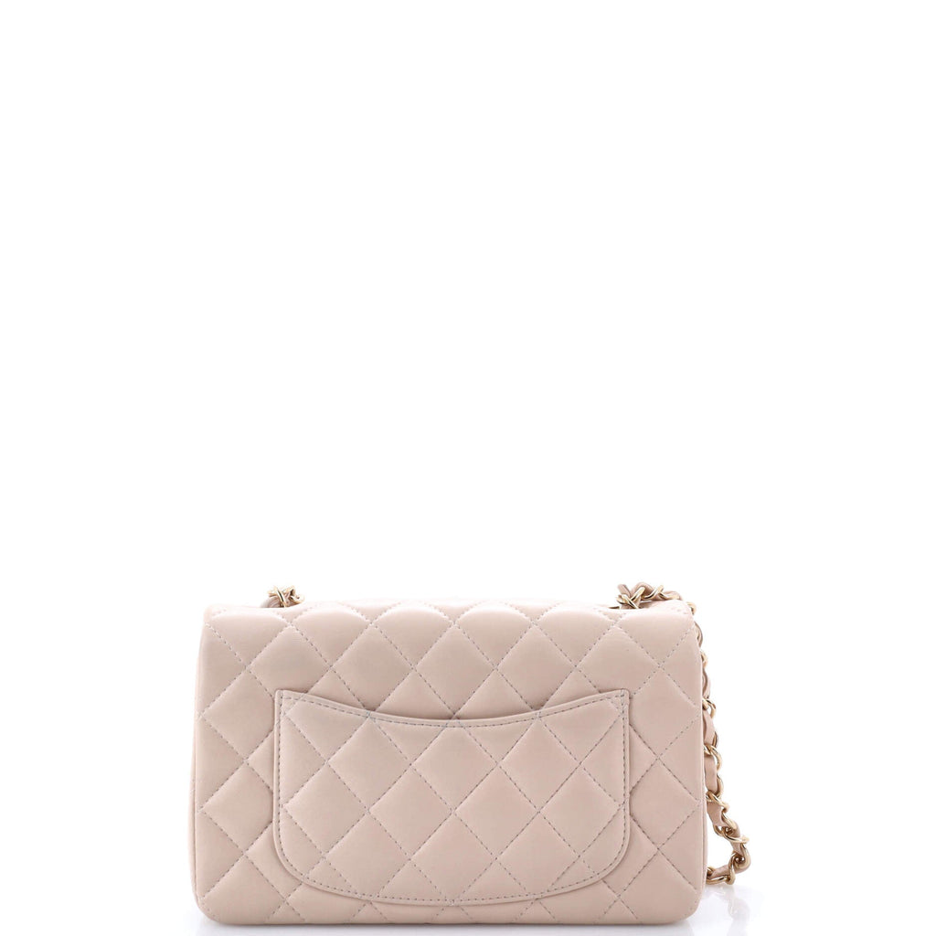 Classic Single Flap Bag Quilted Lambskin Mini