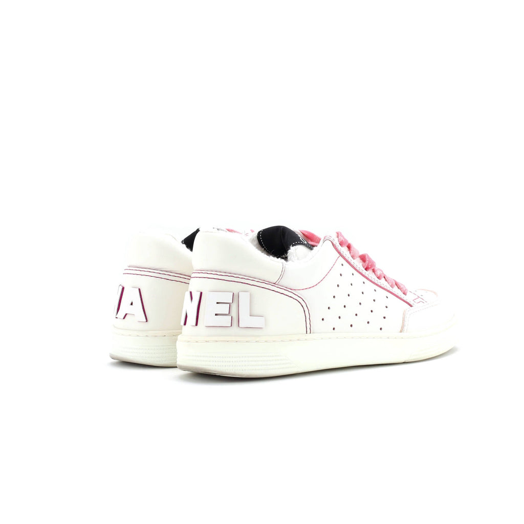 Women's Logo Low-Top Sneakers Leather