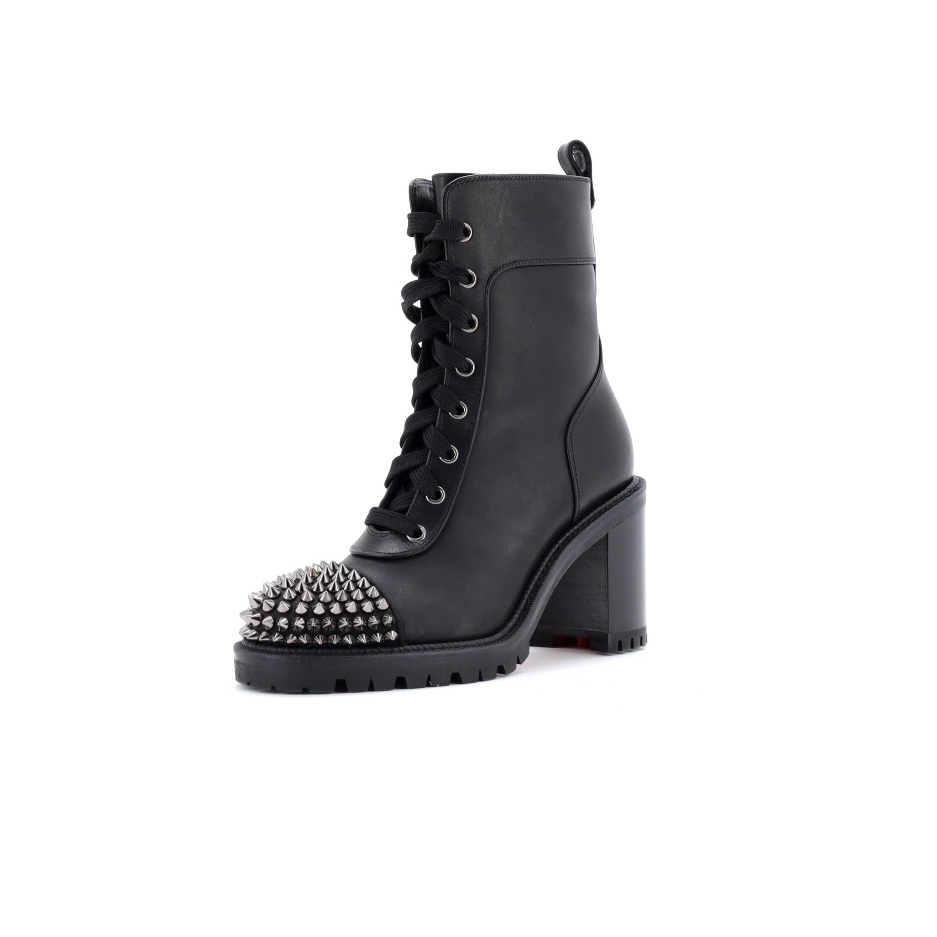 Women's Ts Croc Spikes Combat Boots Leather 70