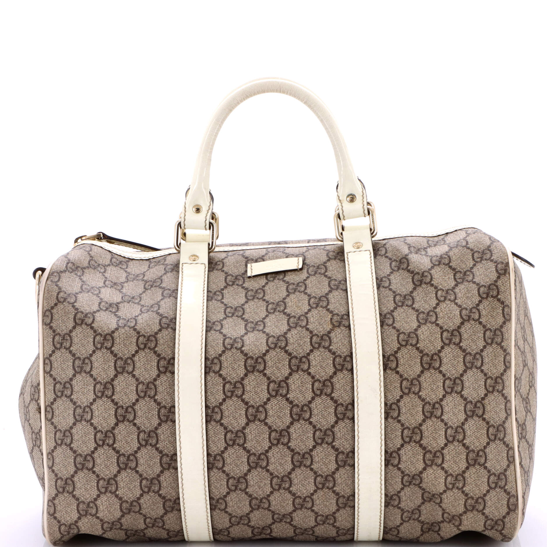 Joy Boston Bag GG Coated Canvas Medium
