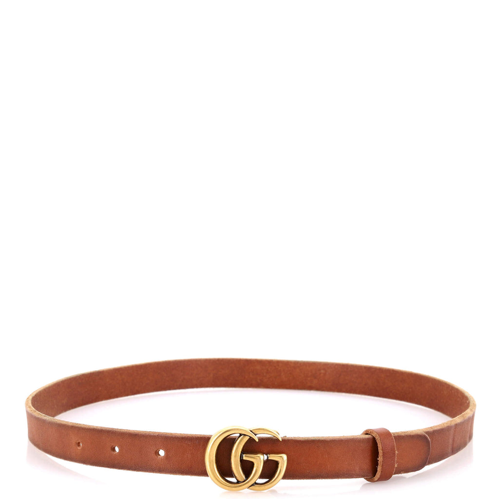 GG Marmont Belt Leather Thin 95
