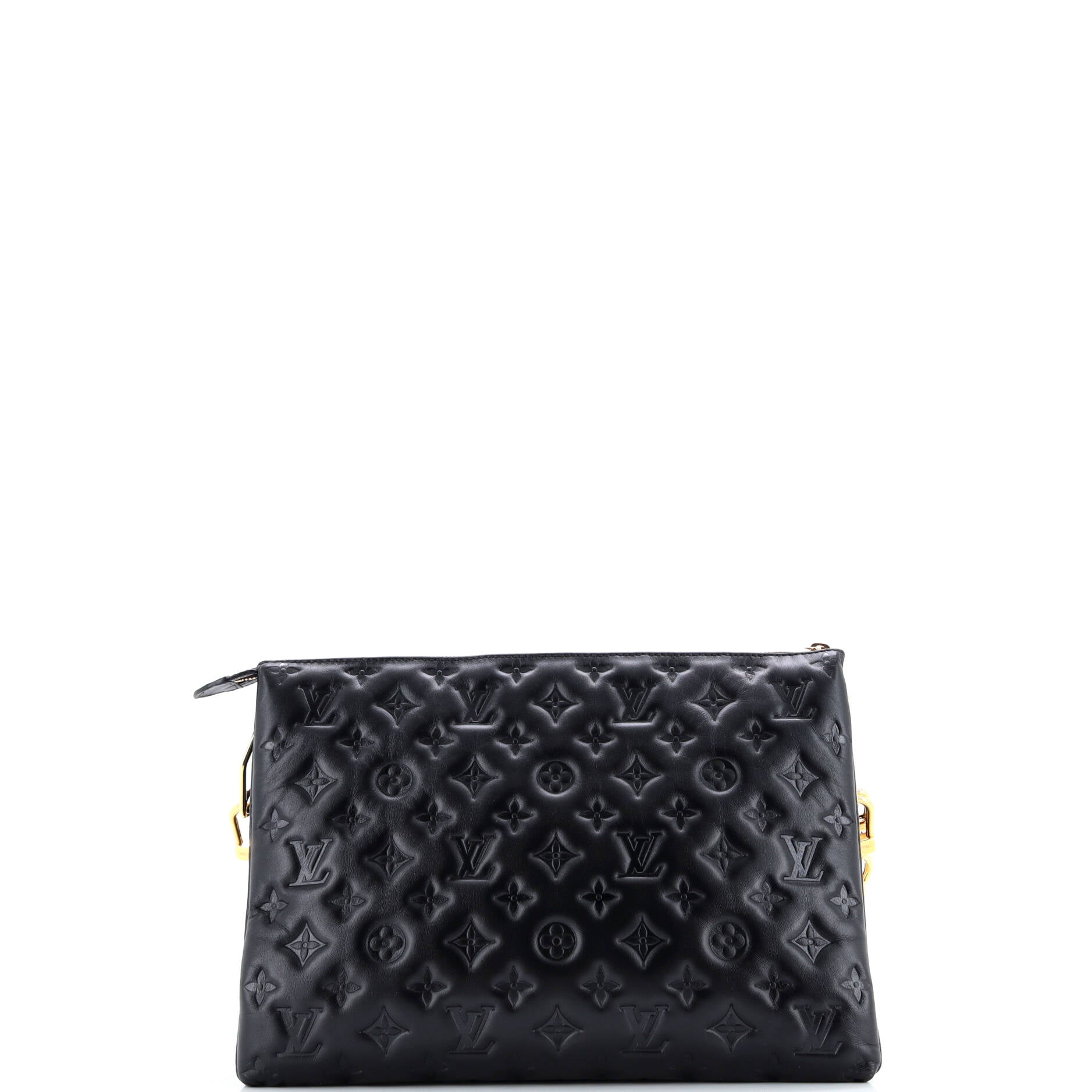 Coussin Bag Monogram Embossed Lambskin MM