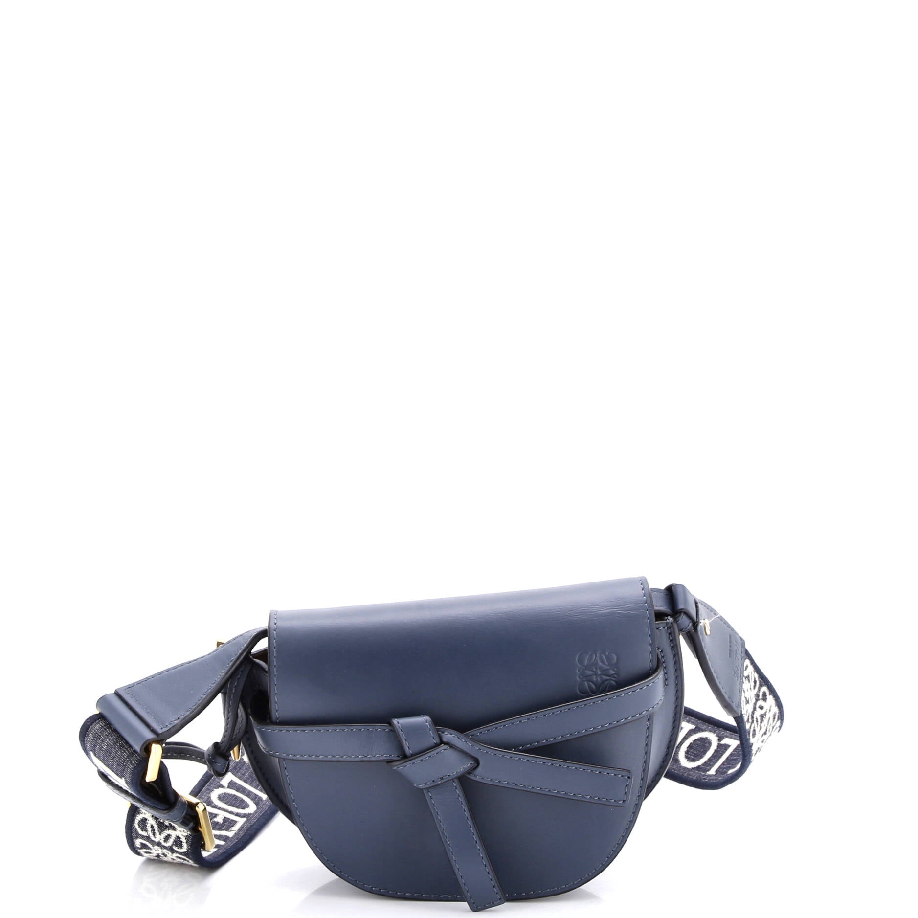 Gate Dual Shoulder Bag Leather Mini