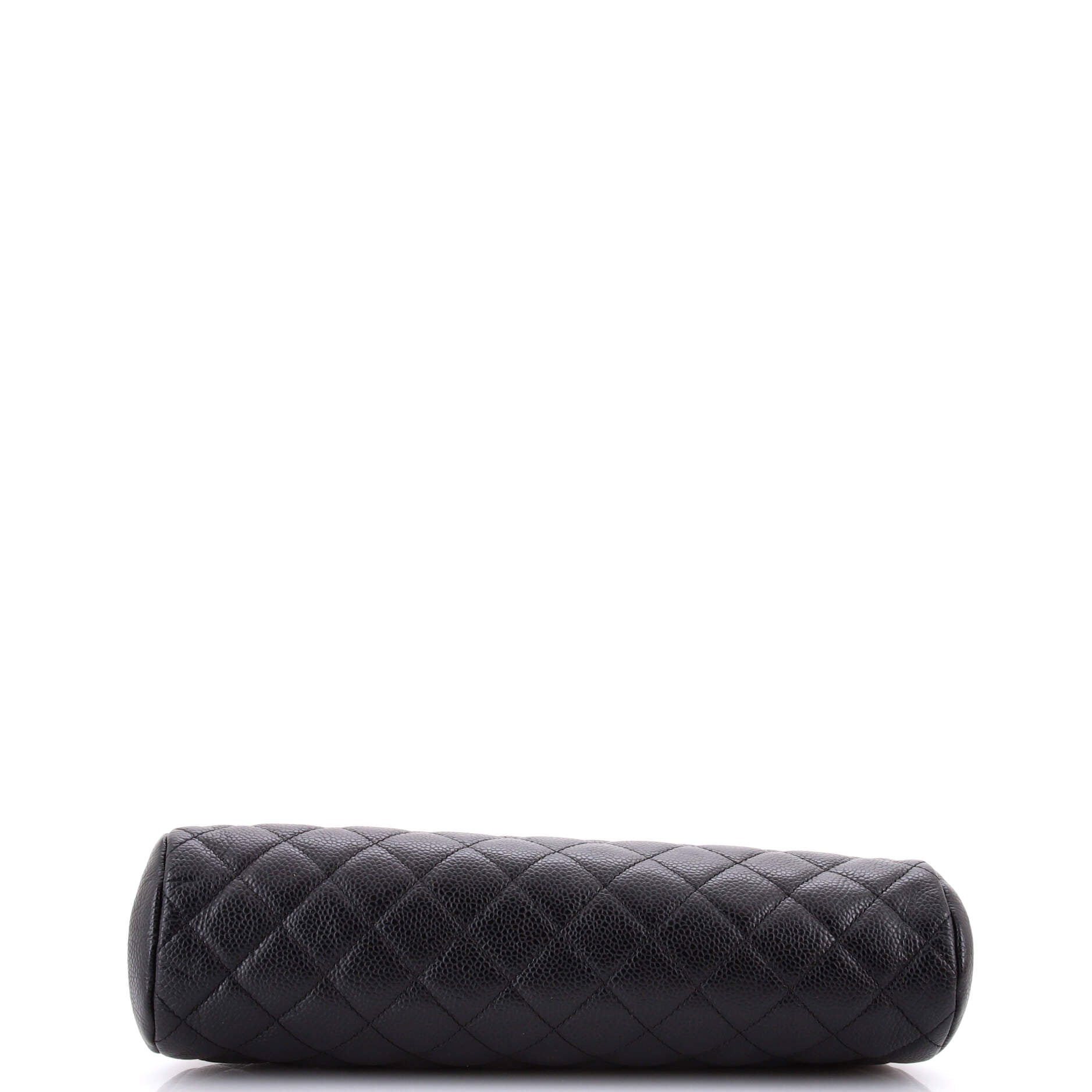 Timeless Clutch Quilted Caviar