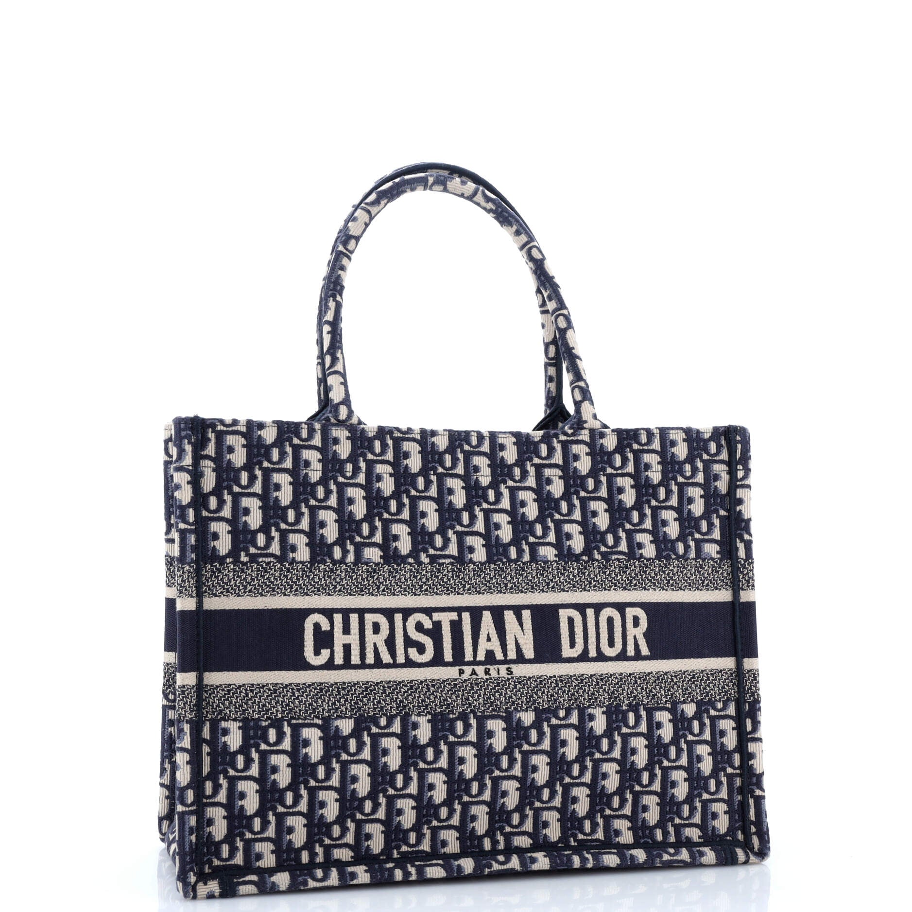 Book Tote Oblique Canvas Medium