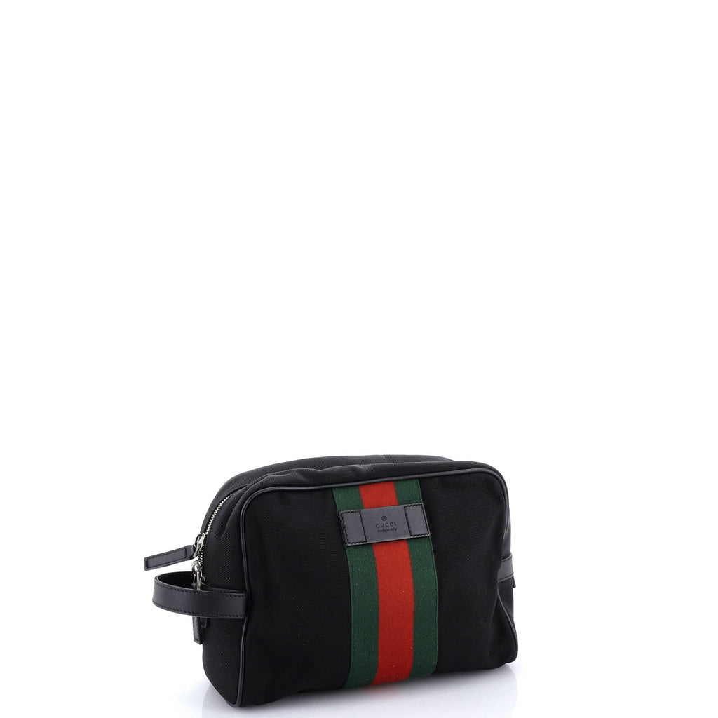 Web Handle Toiletry Pouch Techno Canvas