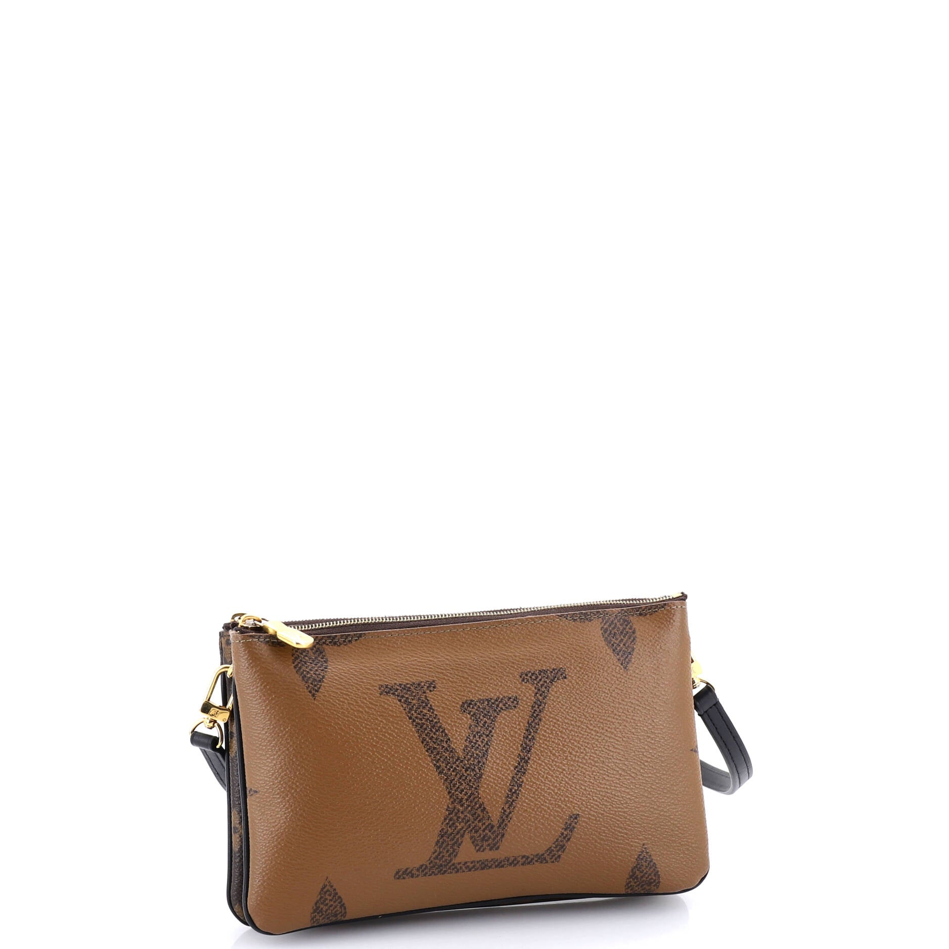 Double Zip Pochette Reverse Monogram Giant