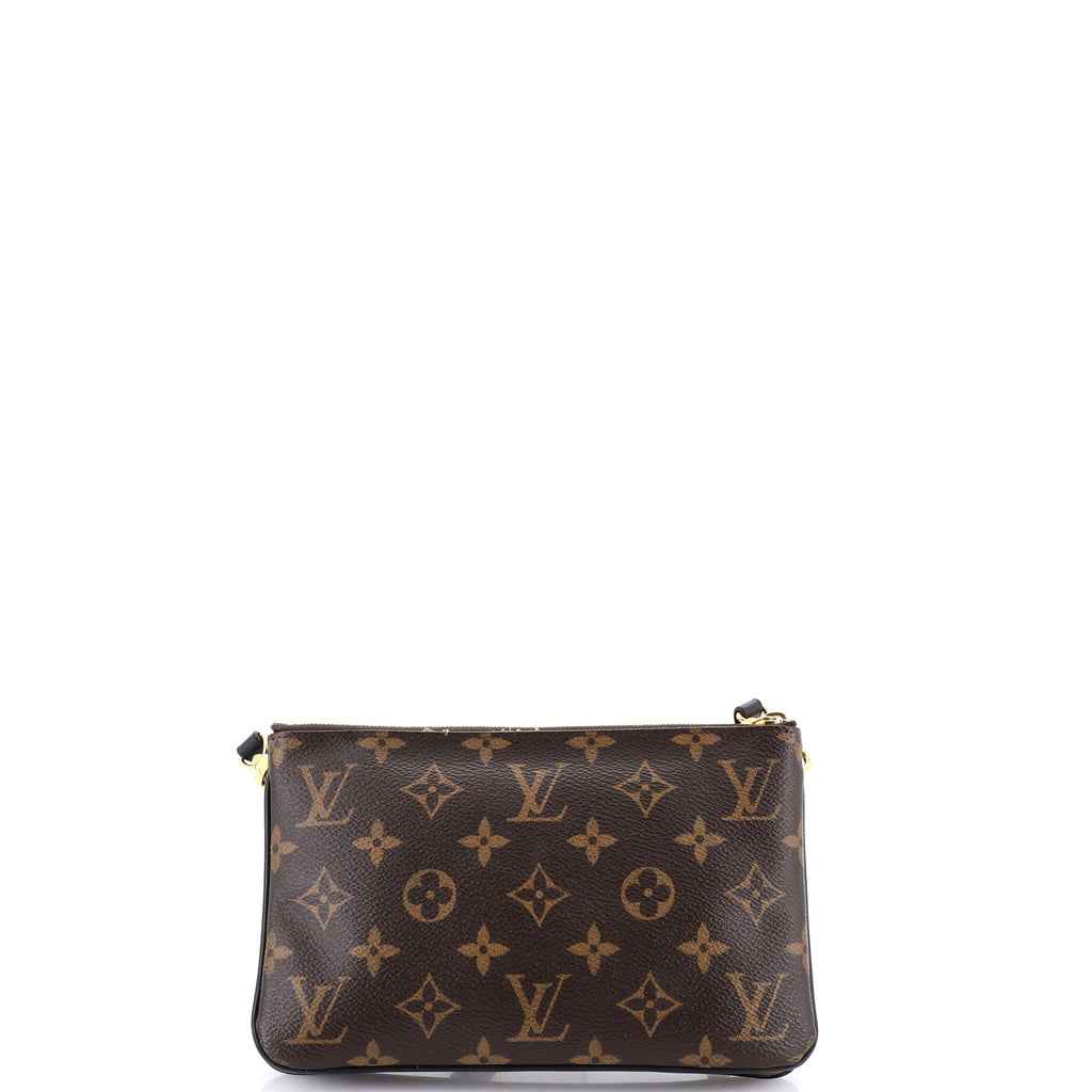 Double Zip Pochette Reverse Monogram Giant