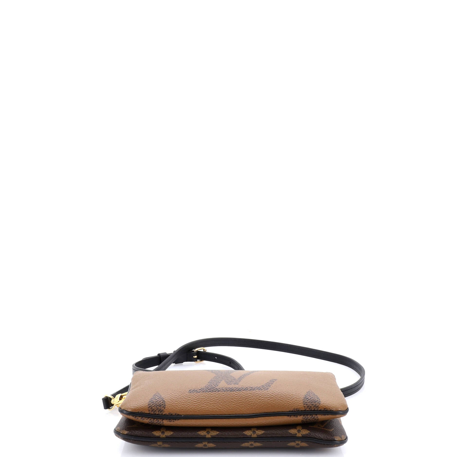 Double Zip Pochette Reverse Monogram Giant
