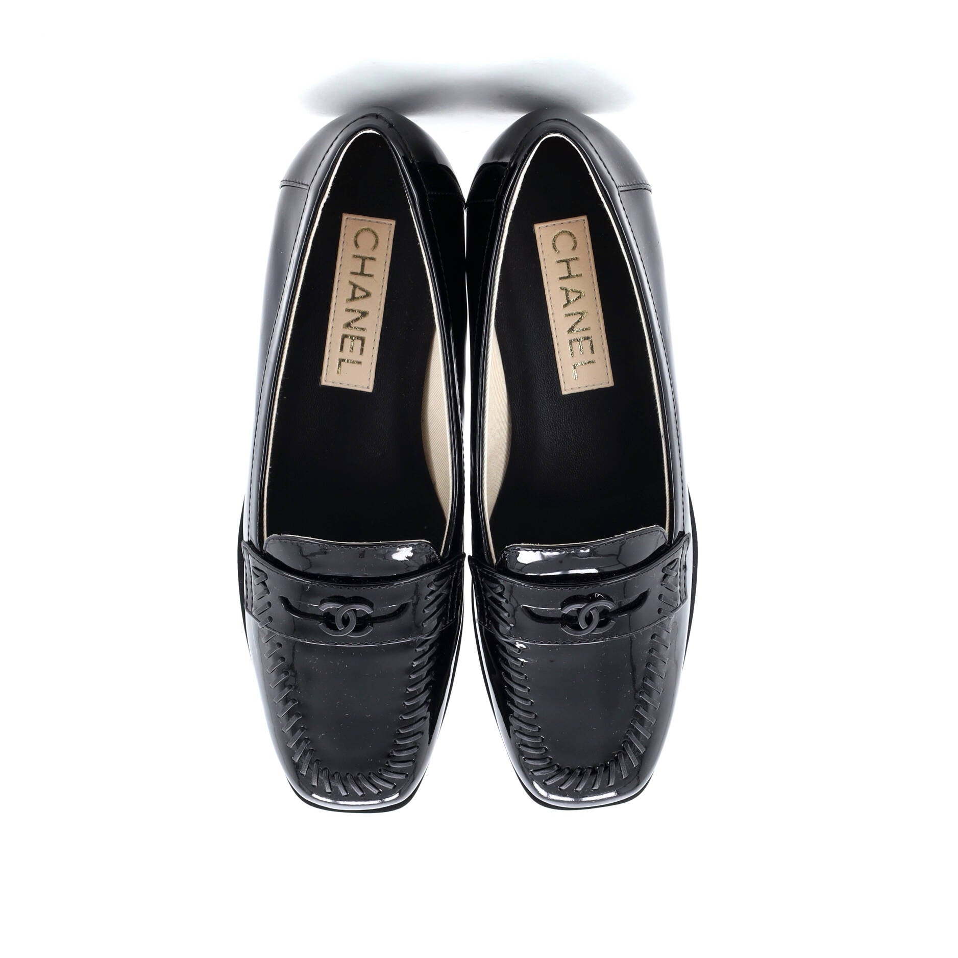 Women's CC Loafers Stitched Patent