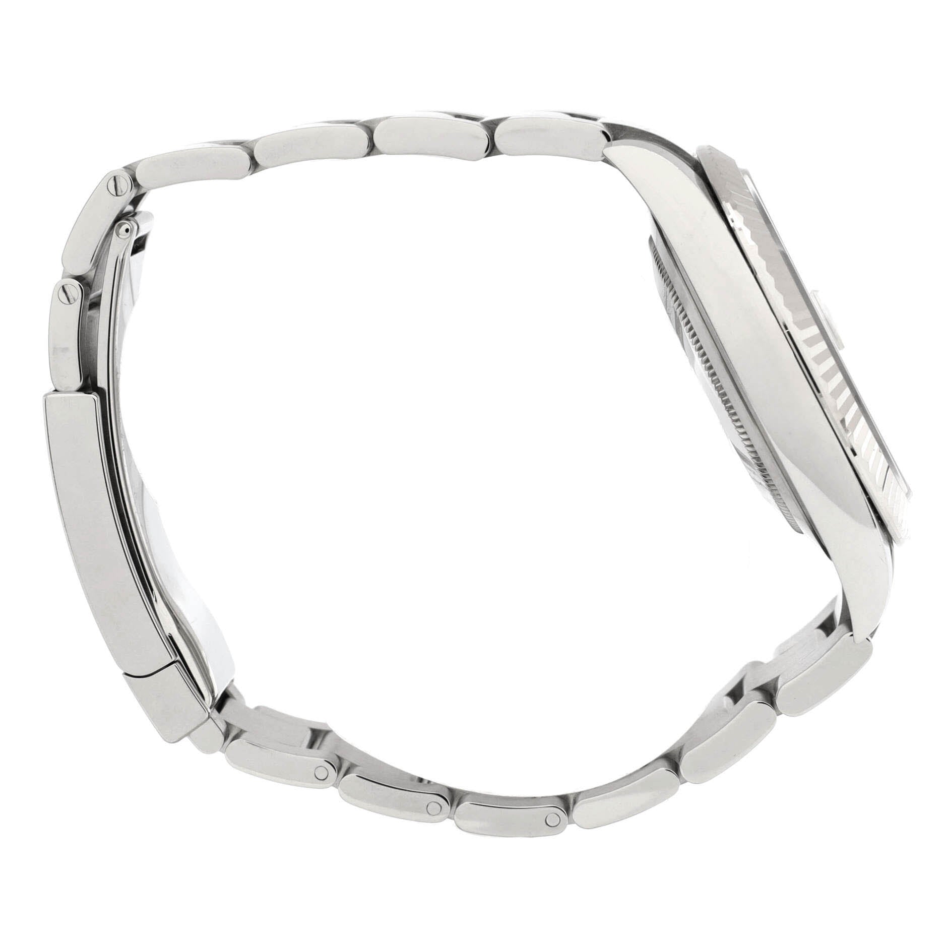 Oyster Perpetual Datejust Automatic Watch Stainless Steel and White Gold 41
