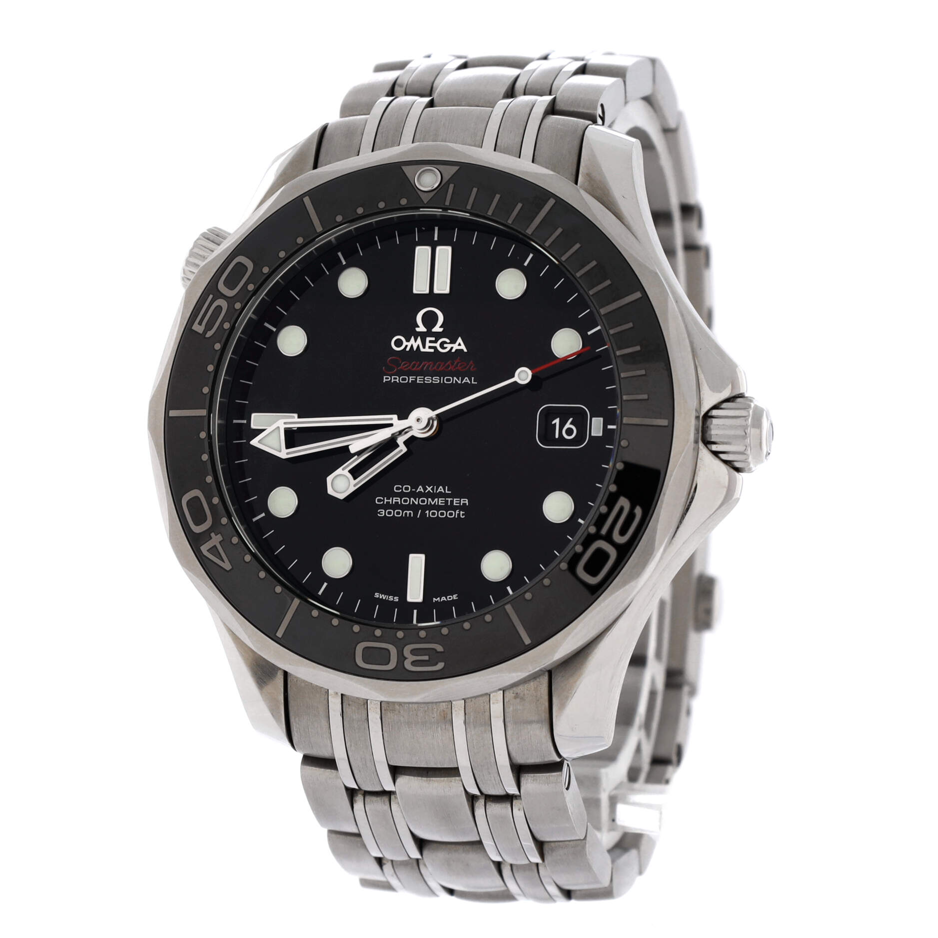 Seamaster Professional Diver 300M Co-Axial Chronometer Automatic Watch Stainless Steel 41