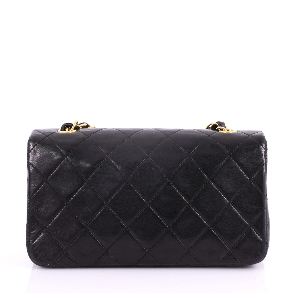 Vintage Full Flap Bag Quilted Lambskin Mini
