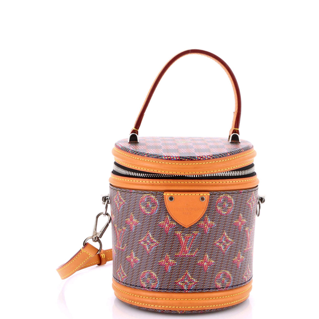 Cannes Handbag Damier Monogram LV Pop Canvas