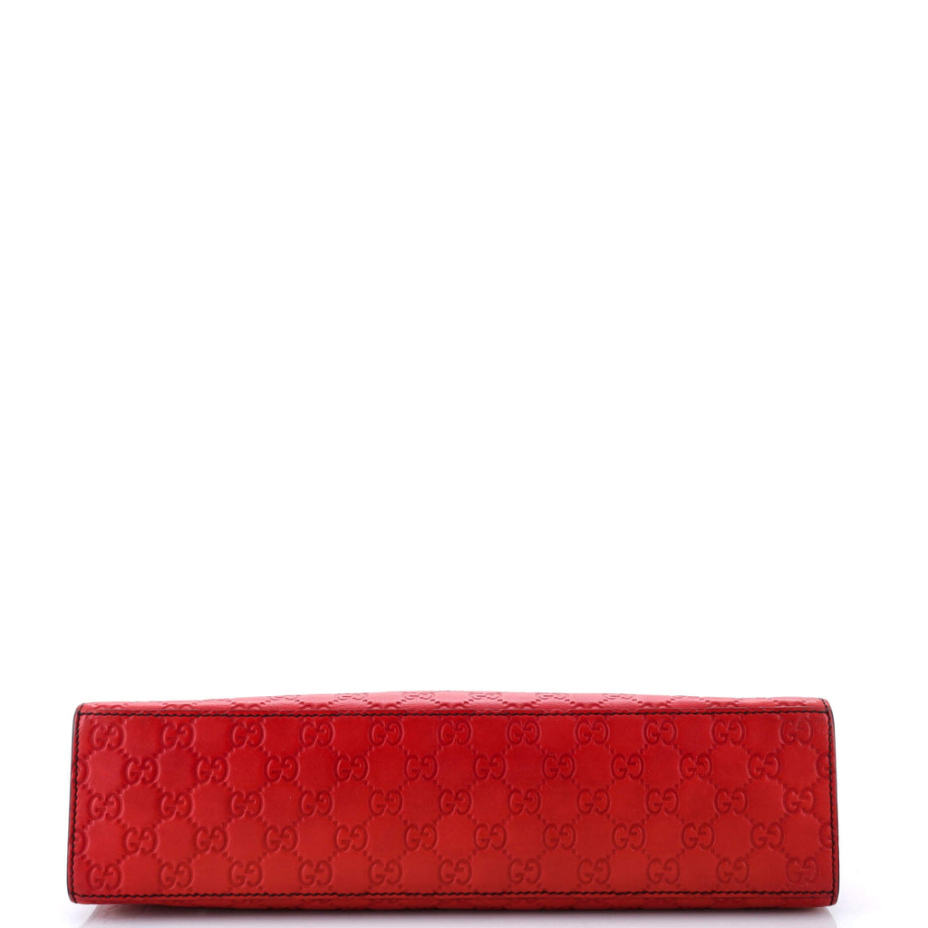 Emily Chain Flap Shoulder Bag Guccissima Leather Large