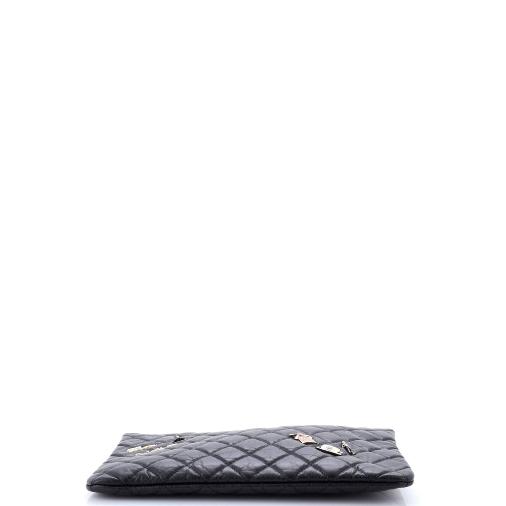 Lucky Charms Reissue 2.55 O Case Clutch Quilted Aged Calfskin Medium