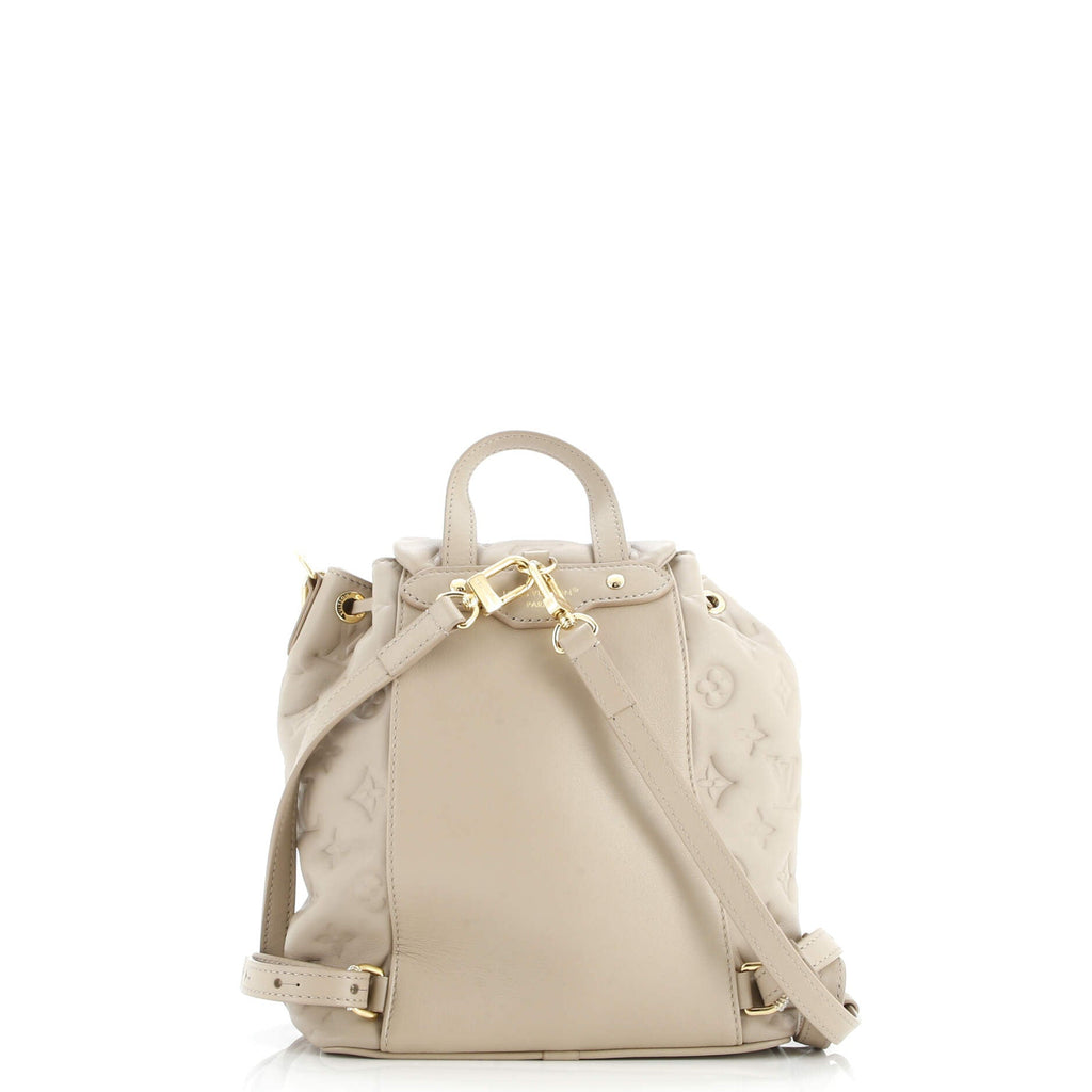 Coussin Backpack Monogram Embossed Lambskin PM