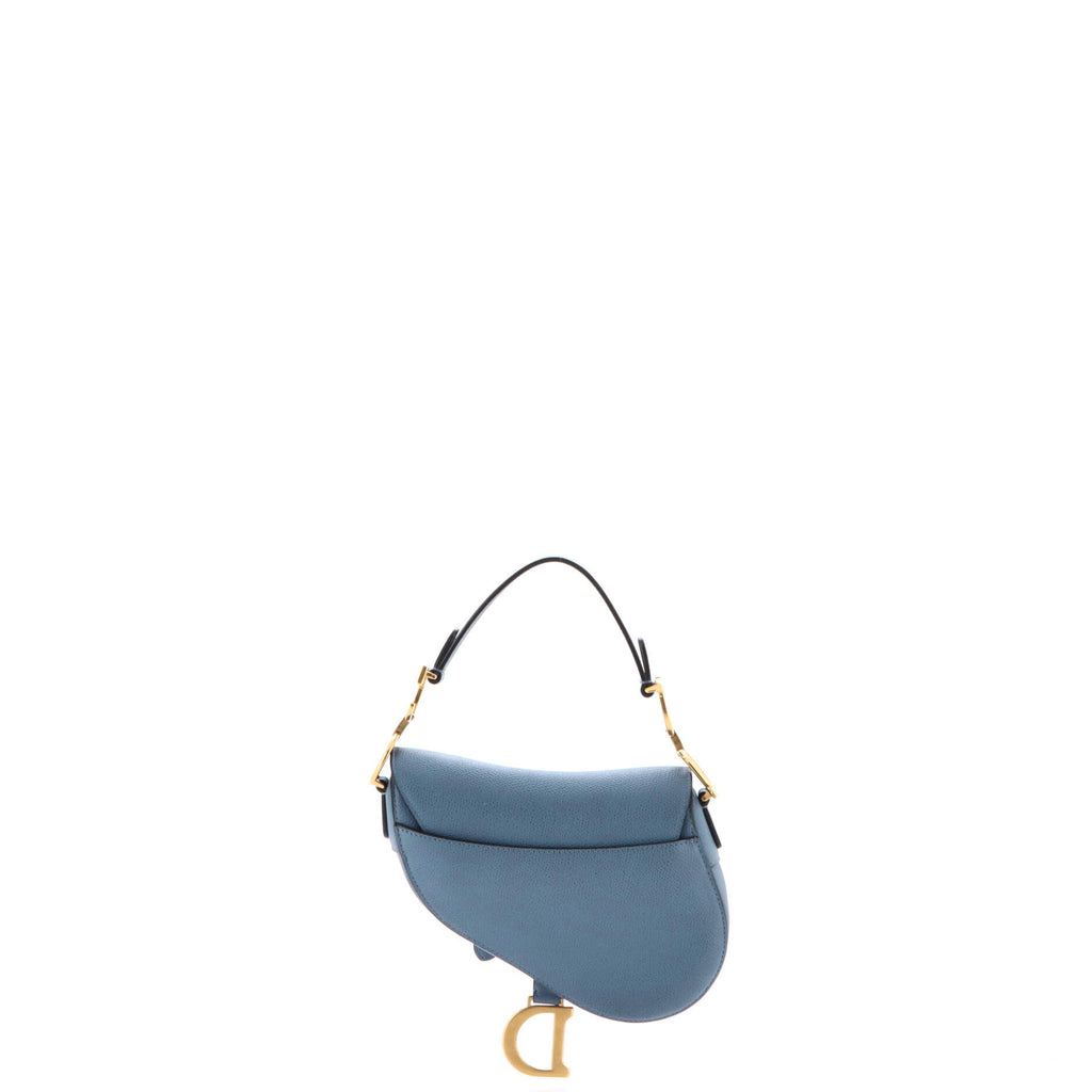 Saddle Handbag Leather Mini