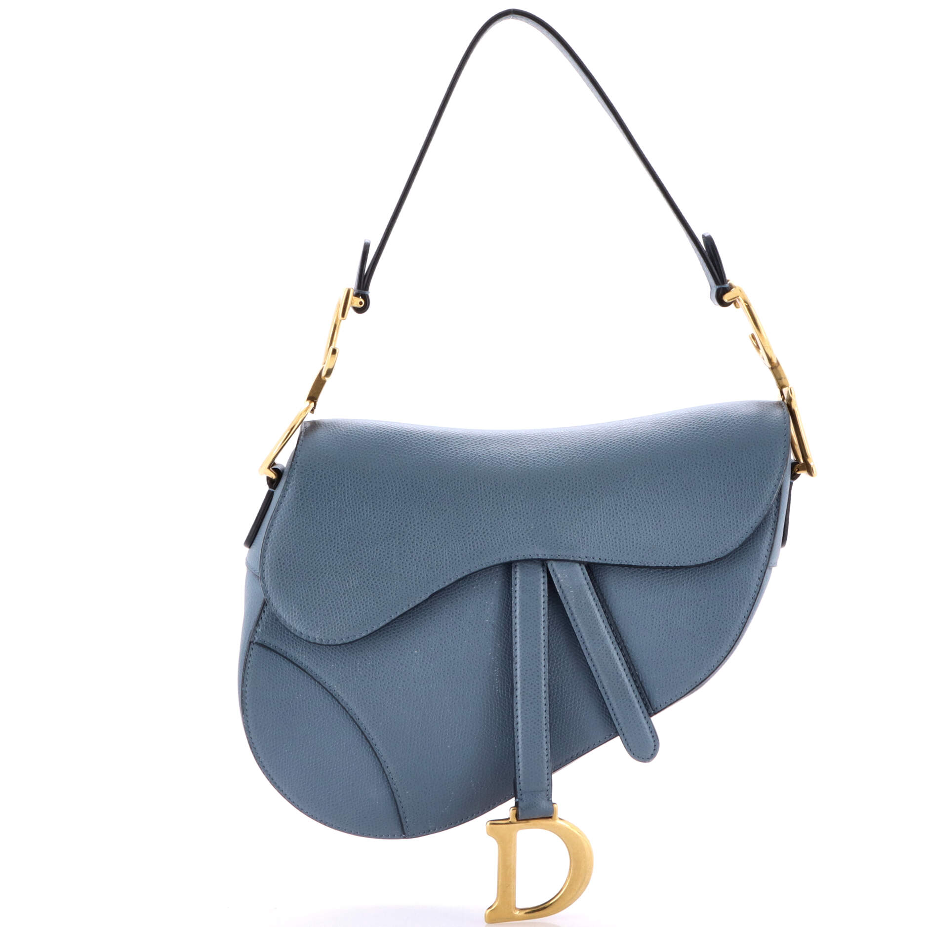 Saddle Handbag Leather Medium